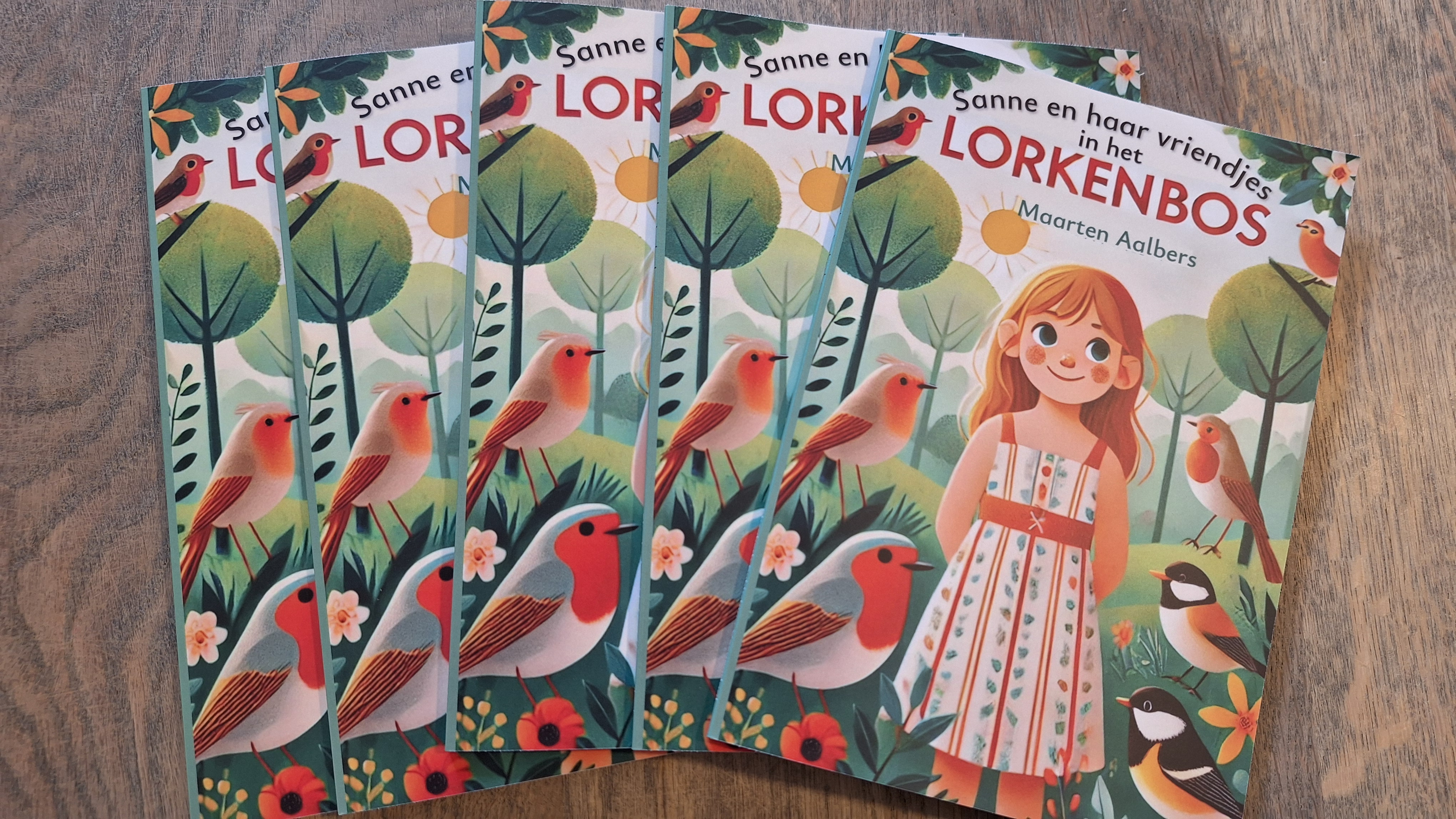 Sanne en haar vriendjes op Het Lorkenbos boekje