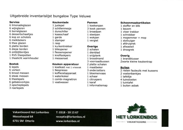 Inventaris Veluwe