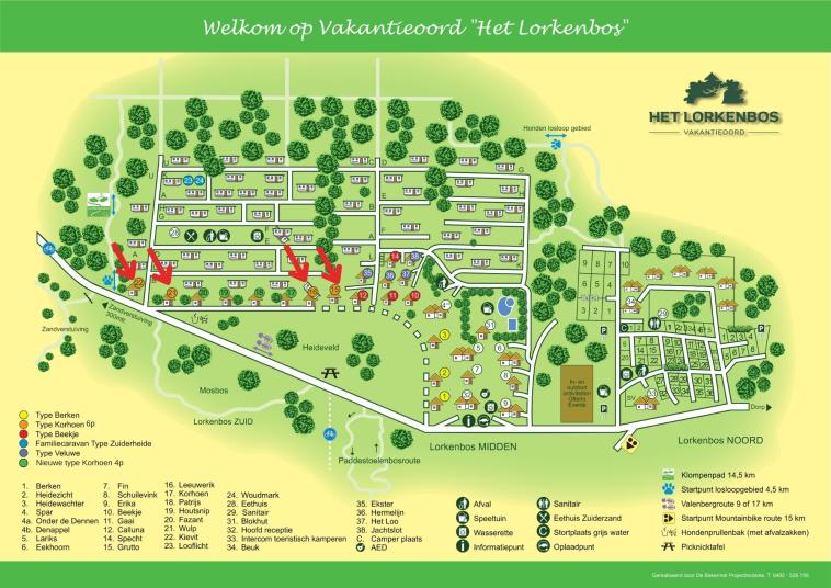 Korhoen ligging