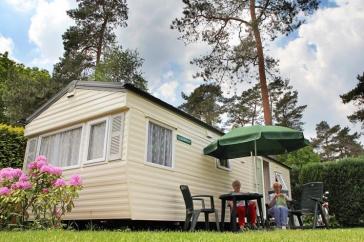 Familiecaravan op de Veluwe