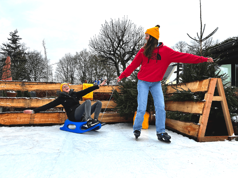 Schaatsplezier bij Wallies