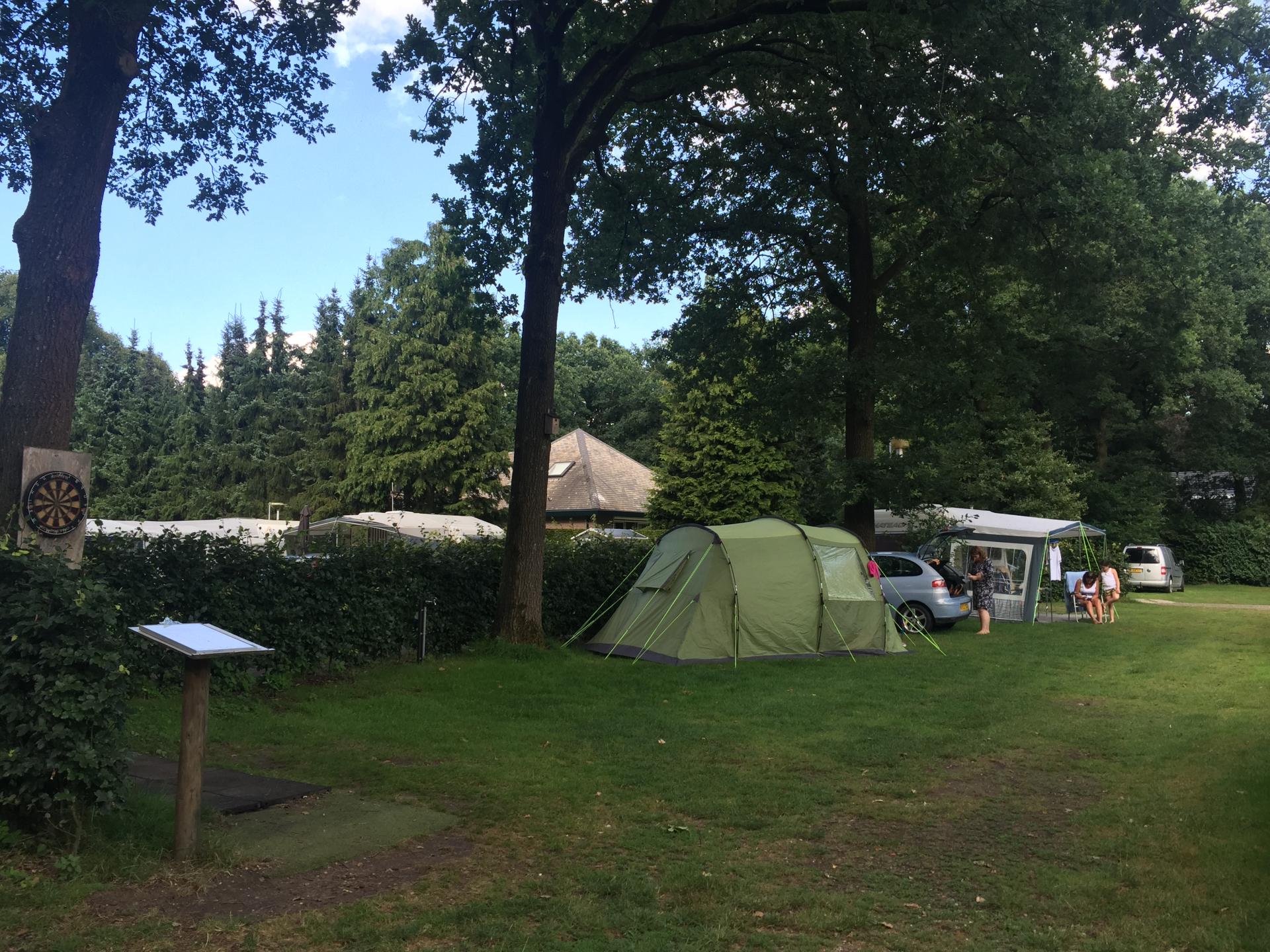 Camping tent kamperen