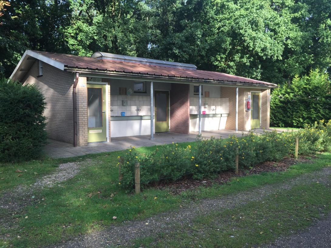 kamperen camping toiletgebouw noord