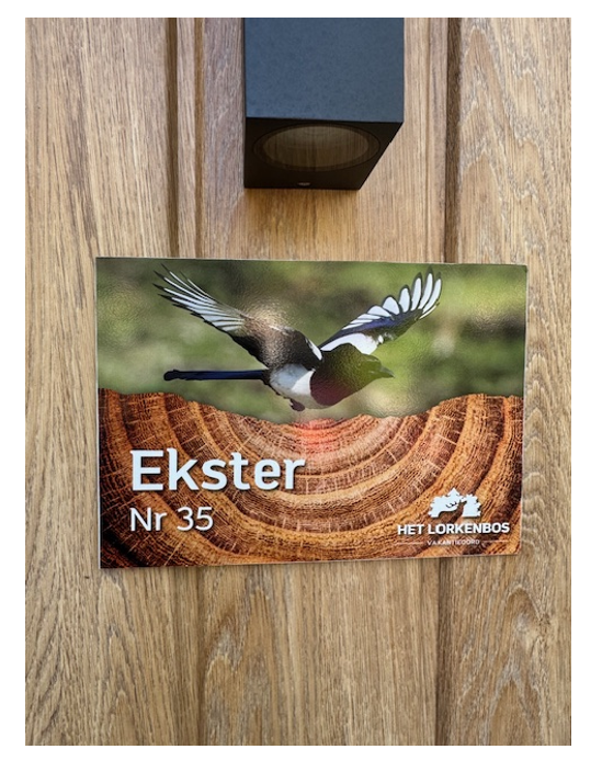 Ekster naambordje