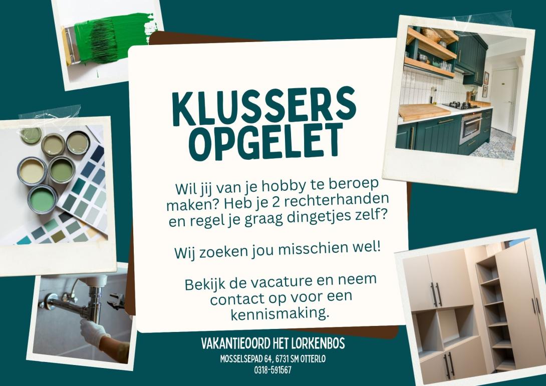 Vacature klussers